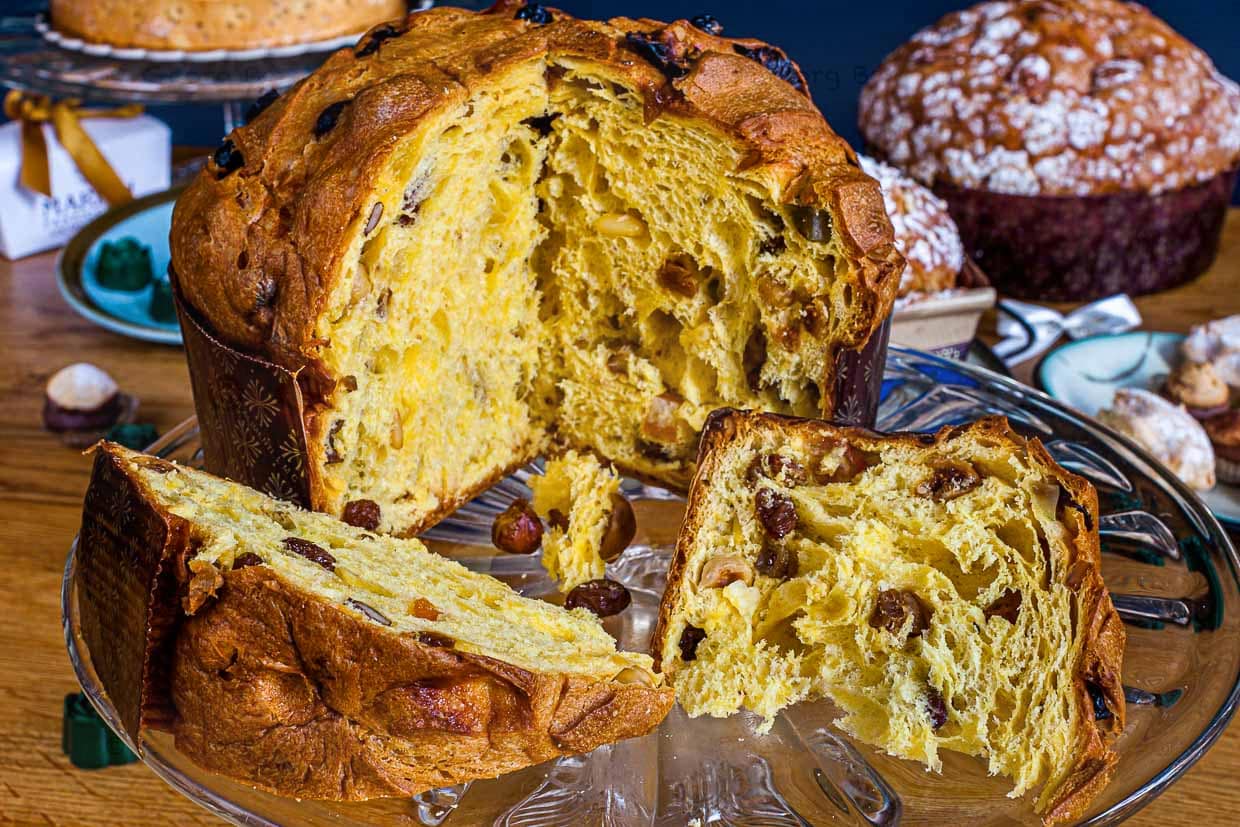 Der perfekte Panettone hat die perfekte Balance zwischen luftigem Teig und dem Aroma kandierter Früchte