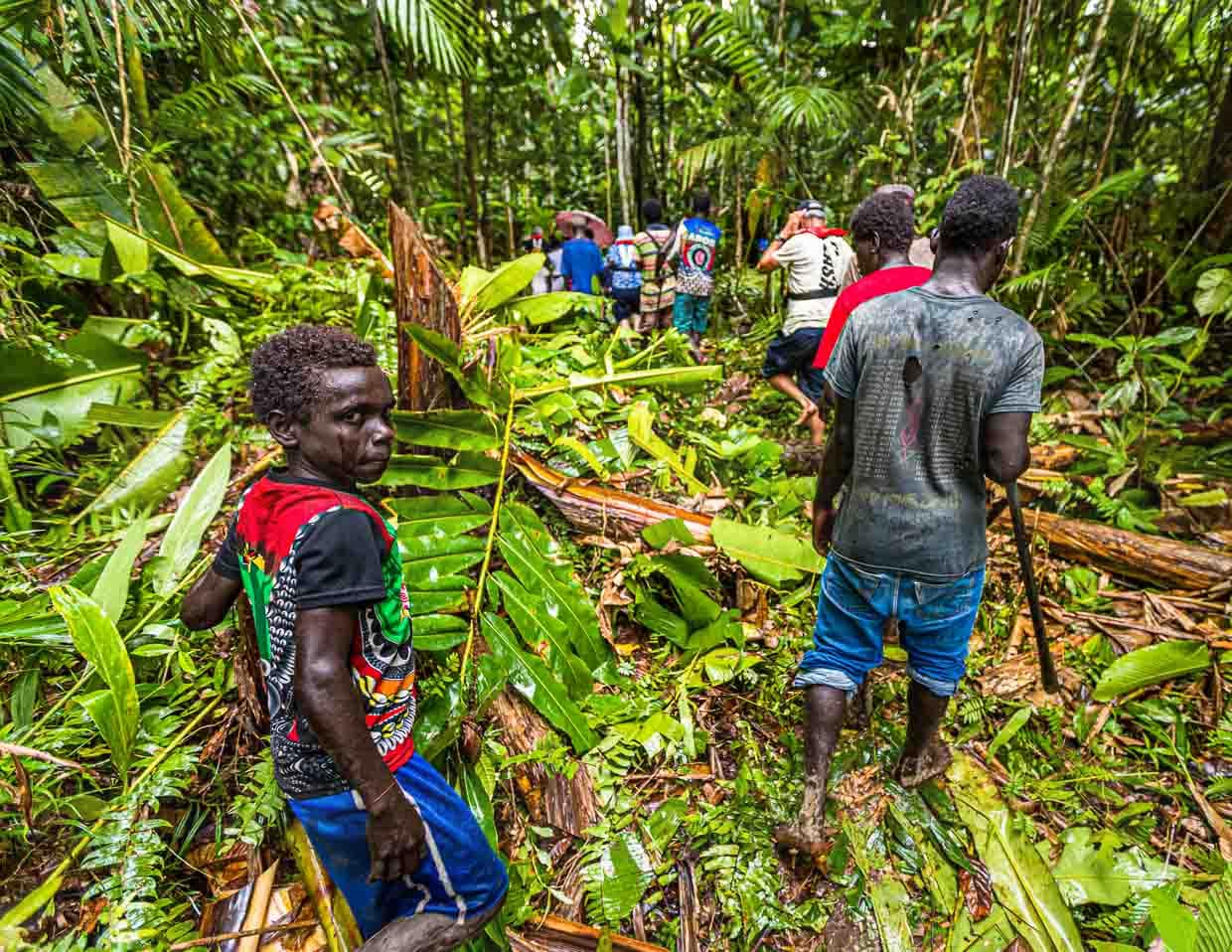 Auf dem Weg zum Flugzeugwrack / © Foto: Georg Berg