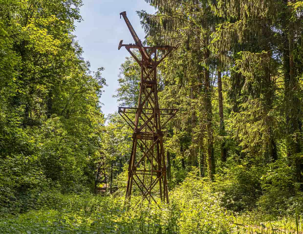 Auf dem Minett-Trail stößt man immer wieder auf Spuren des Industriezeitalters / © Foto: Georg Berg