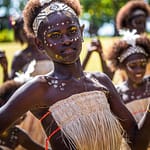 Fest auf der Südsee-Insel Bougainville / © Foto: Georg Berg