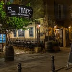 Das Restaurant Saint Marc in Aups, Departement Var. Chef des Hauses und gleichzeitig Chef de Cuisine ist Alexandre Dimitch / © Foto: Georg Berg