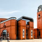 Wunderschöne Industriekultur auf dem Gelände der Stary Brauerei in Posen. Hier kommen Handel, Kultur und Kunst zusammen. Die polnische Unternehmerin Grazyna Kulczyk hat die aufwändige Restaurierung finanziert. Die Kunstmäzenin ist die Eigentürmerin des Hotel Blow up 5050 / © Foto: Georg Berg