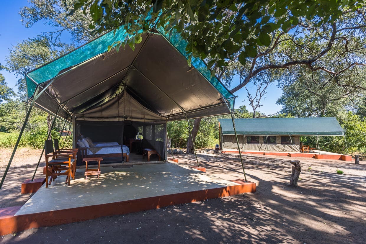 Zelt-Chalets, Thawale Lodge, Majete Wilflife Reserve / © Foto: Georg Berg