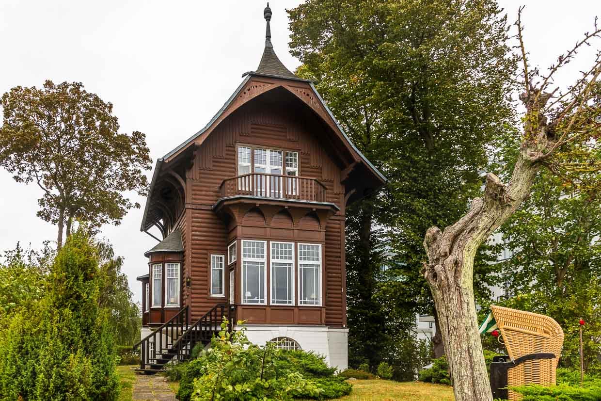 Maison en bois de Wolgast à Bansin. L'étroite villa 