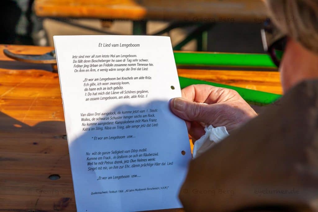 Liedertext / © Foto: Georg Berg