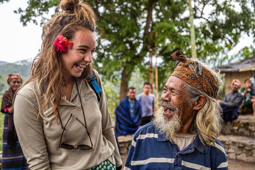 Humorvoller Austausch zwischen den Kulturen / © Foto: Georg Berg