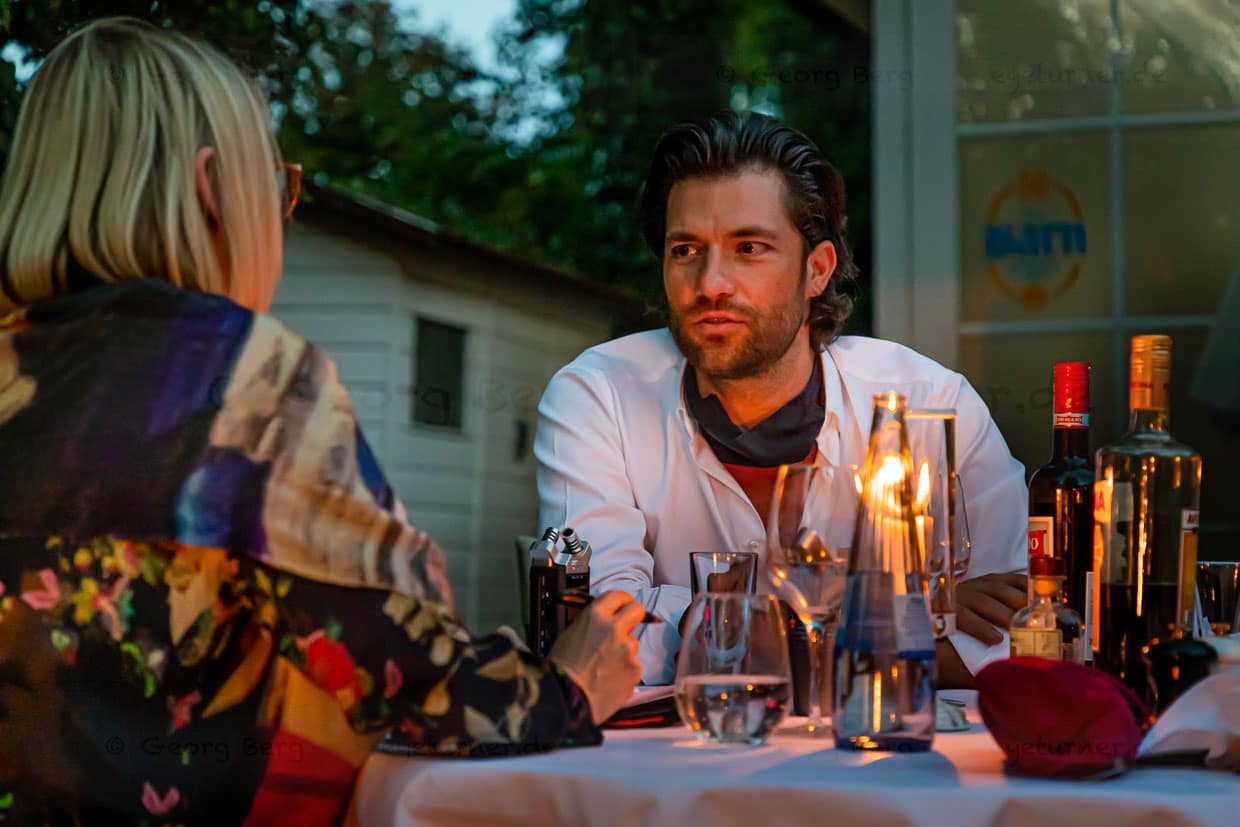 Gastgeber mit apulischen Wurzeln: Fabio Elia / © Foto: Georg Berg