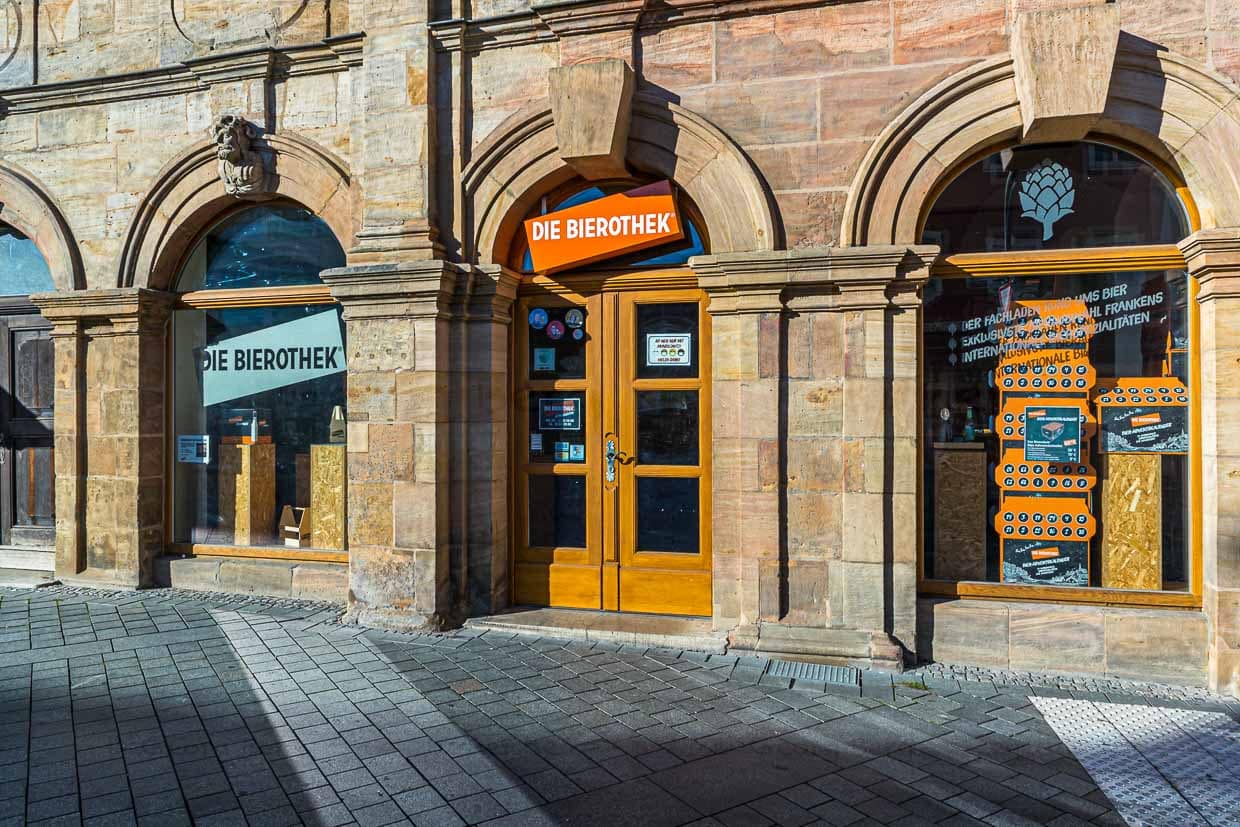 Zentral gelegen an der Unteren Königsstraße liegt die Bierothek von Bamberg / © Foto: Georg Berg