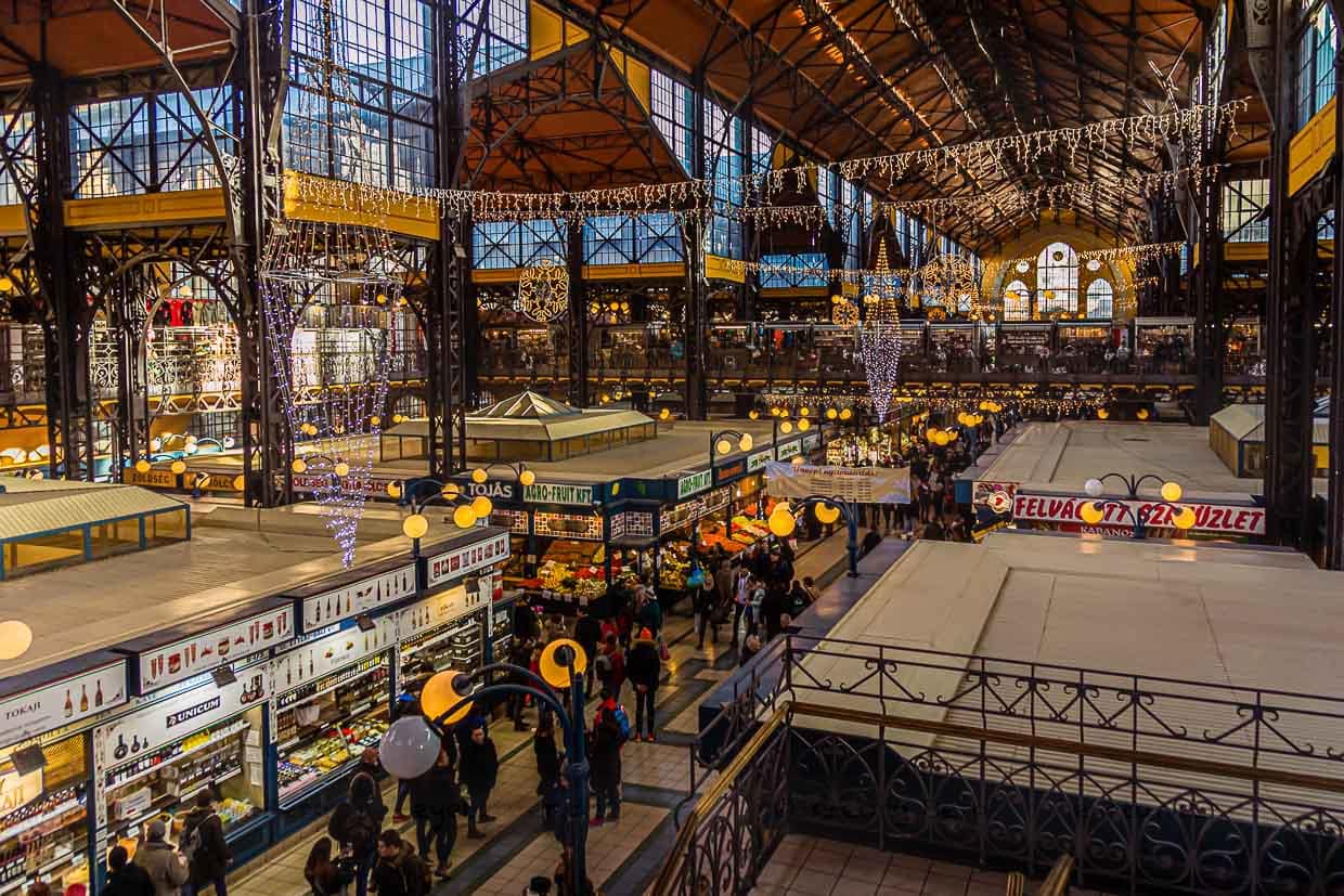 Große Markthalle im IX. Bezirk von Budapest, Ungarn / © Foto: Georg Berg