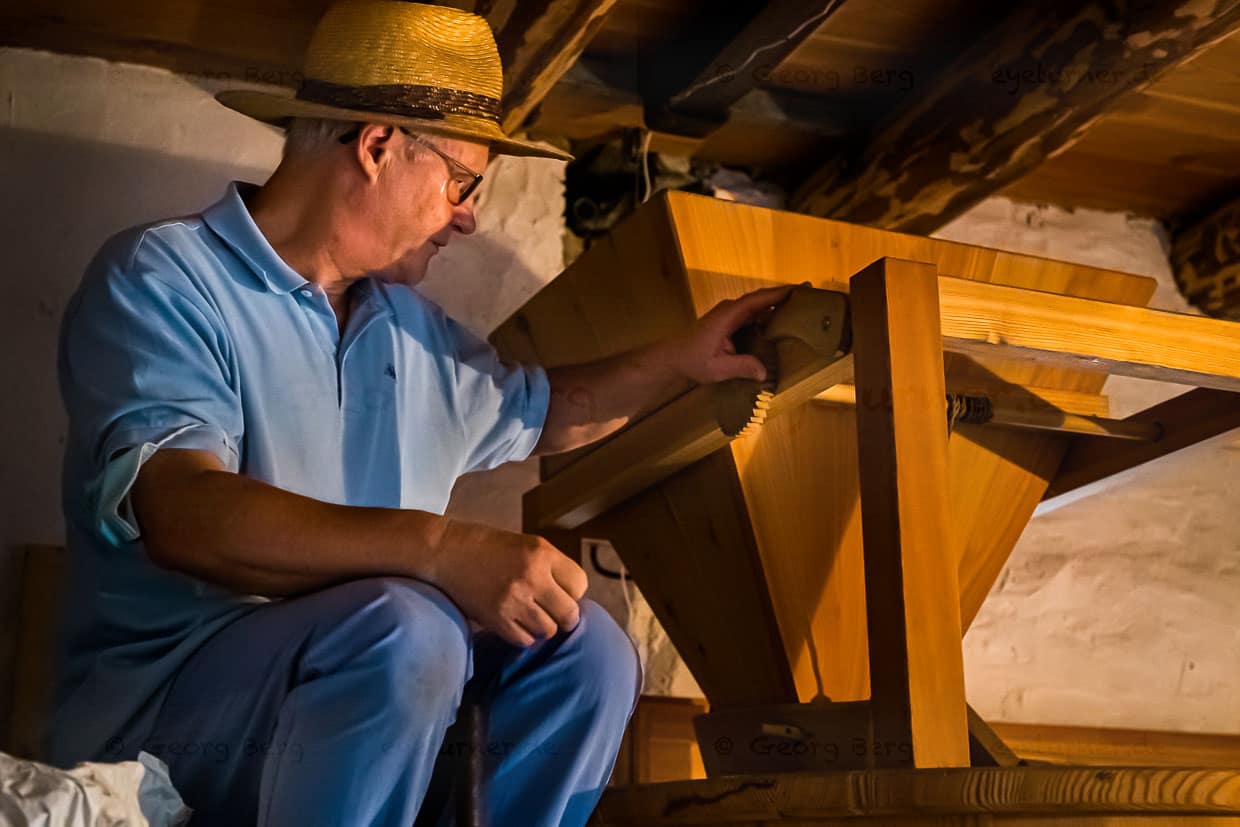 Der Mann mit dem Strohhut. Viele Jahre hat Ilario Galbani an der Wiederauferstehung von Farina Bona getüfftelt
