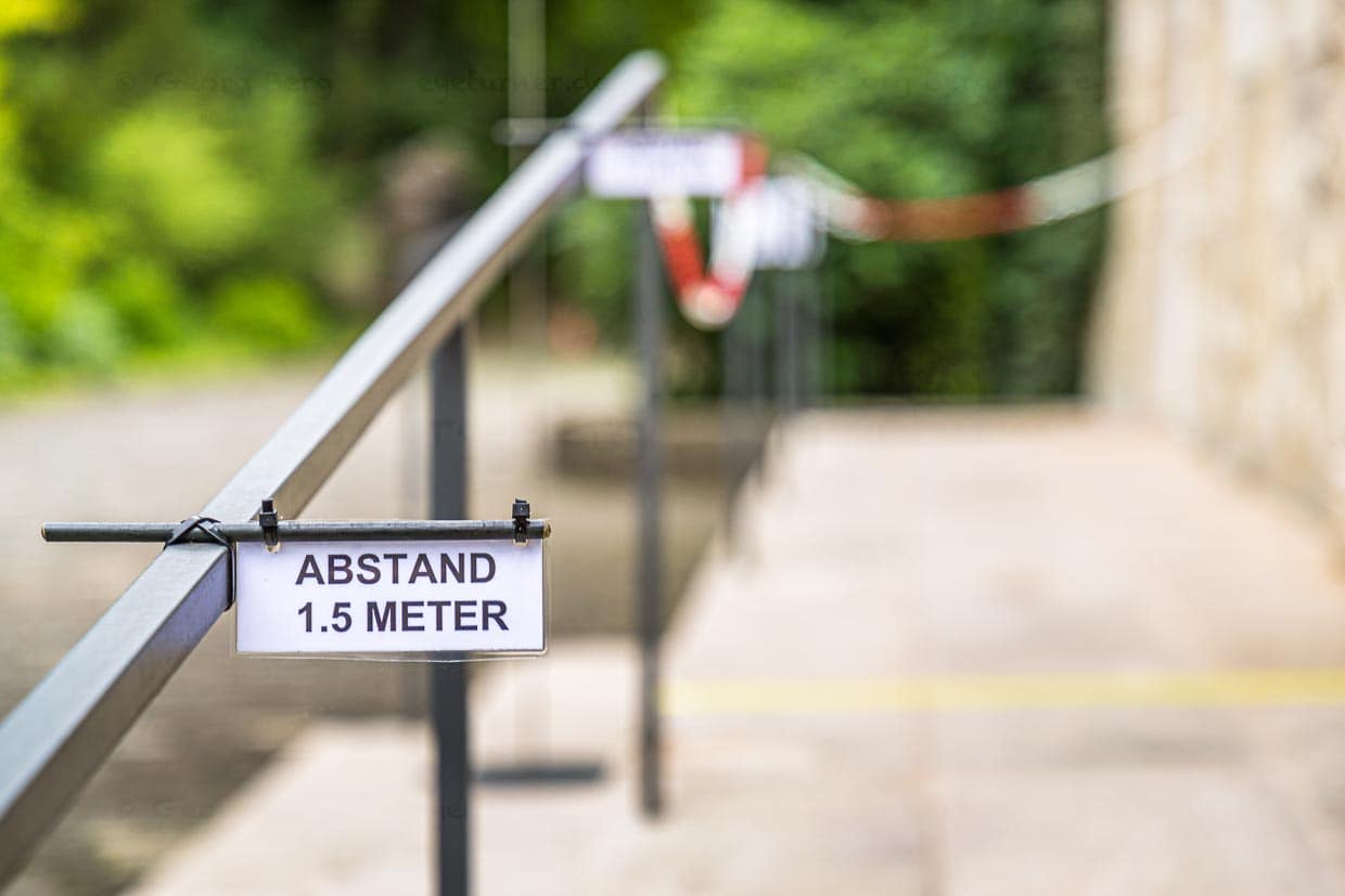 Pandemie regulations at Reinhart Collection formed by Oskar Reinhart in Winterthur, Switzerland