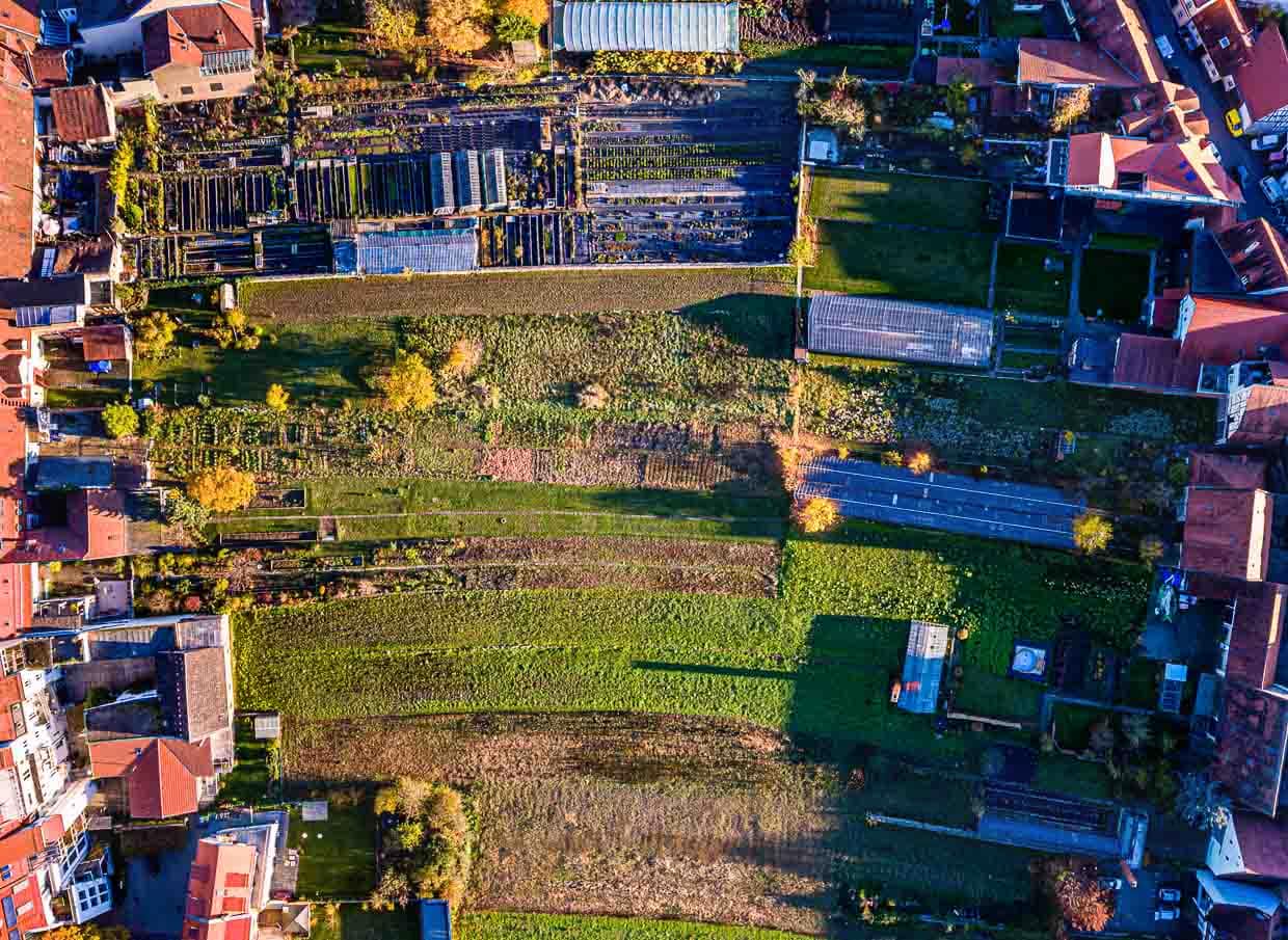 Vista aérea de Gärtnerstadt Bamberg. La Ciudad Jardín de Bamberg figura en la Lista del Patrimonio Mundial de la UNESCO desde 1993 / © Foto: Georg Berg