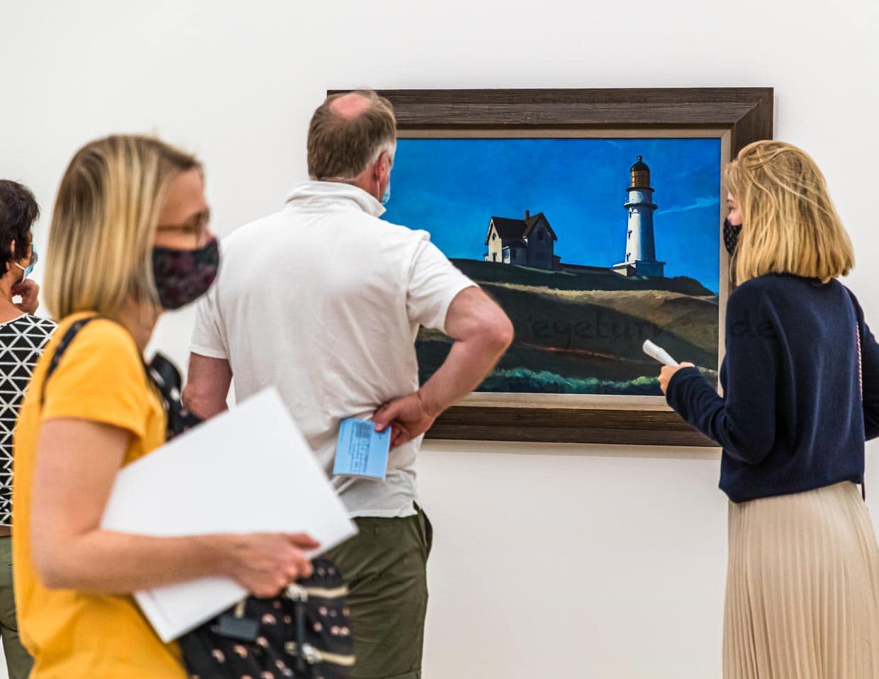 Edward Hopper Exhibition in the Foundation Beyerler in Riehen, Switzerland