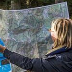 Wanderkarte über das Vogesen-Gebiet des Grand Ballon / © Foto: Georg Berg