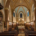 In der Kirche Saint Ennemond werden jedes Jahr nur noch zwei Messen gelesen. Saint-Chamond, Frankreich / © Foto: Georg Berg