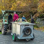 Die Stammwürze auf dem Weg zum Gärkeller. Die Eingänge zu den Zoigl-Felsenkellern verstecken sich heute in der Vegetation der Oberpfalz. / © Foto: Georg Berg