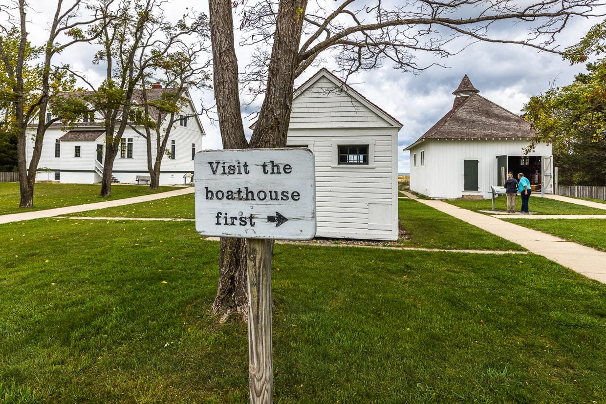 Schifffahrtsmuseum der Sleeping Bear Point Coast Guard Station westlich von Glen Haven / © Foto: Georg Berg