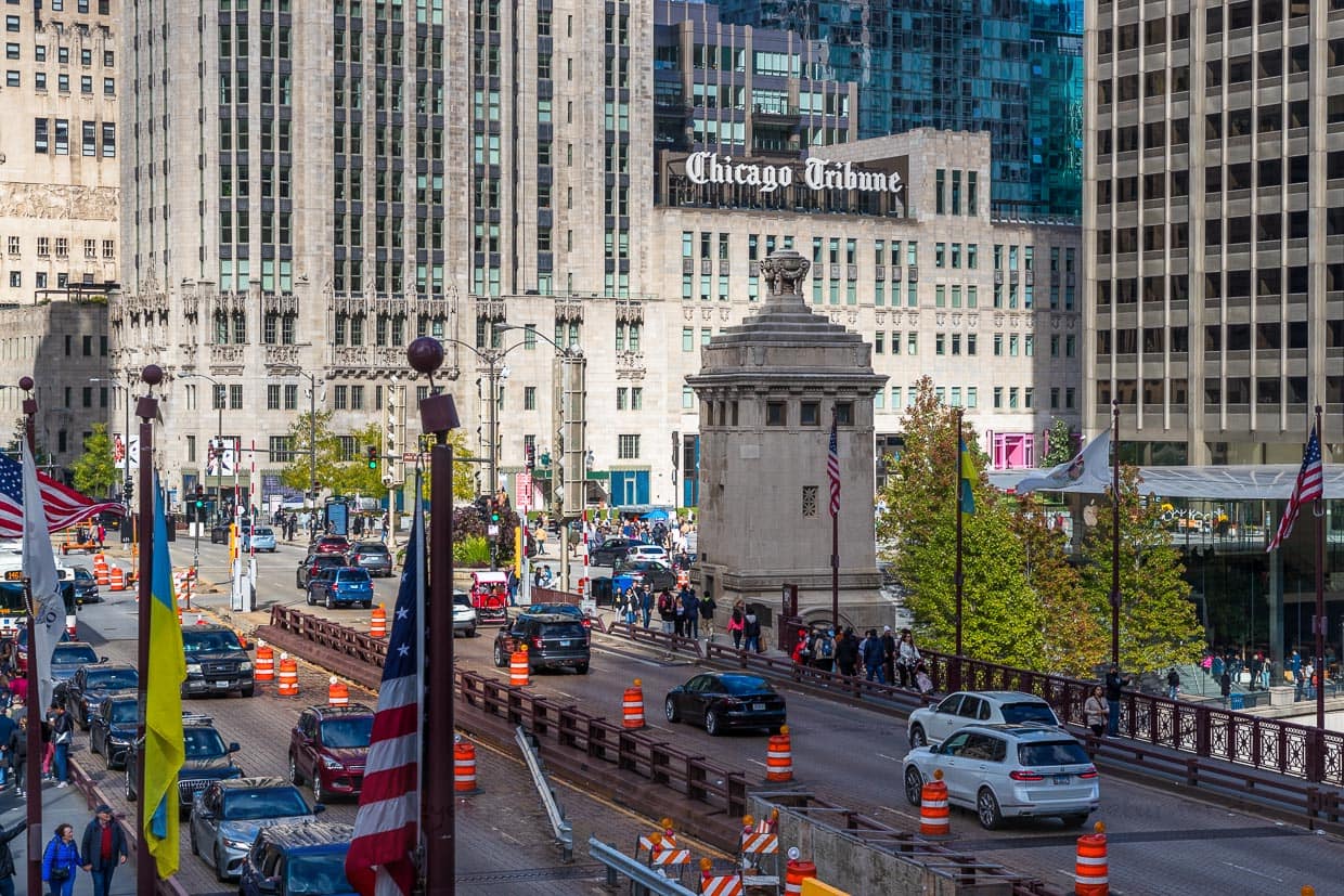 DuSable Bridge Michigan Avenue, Chicago / © Foto: Georg Berg