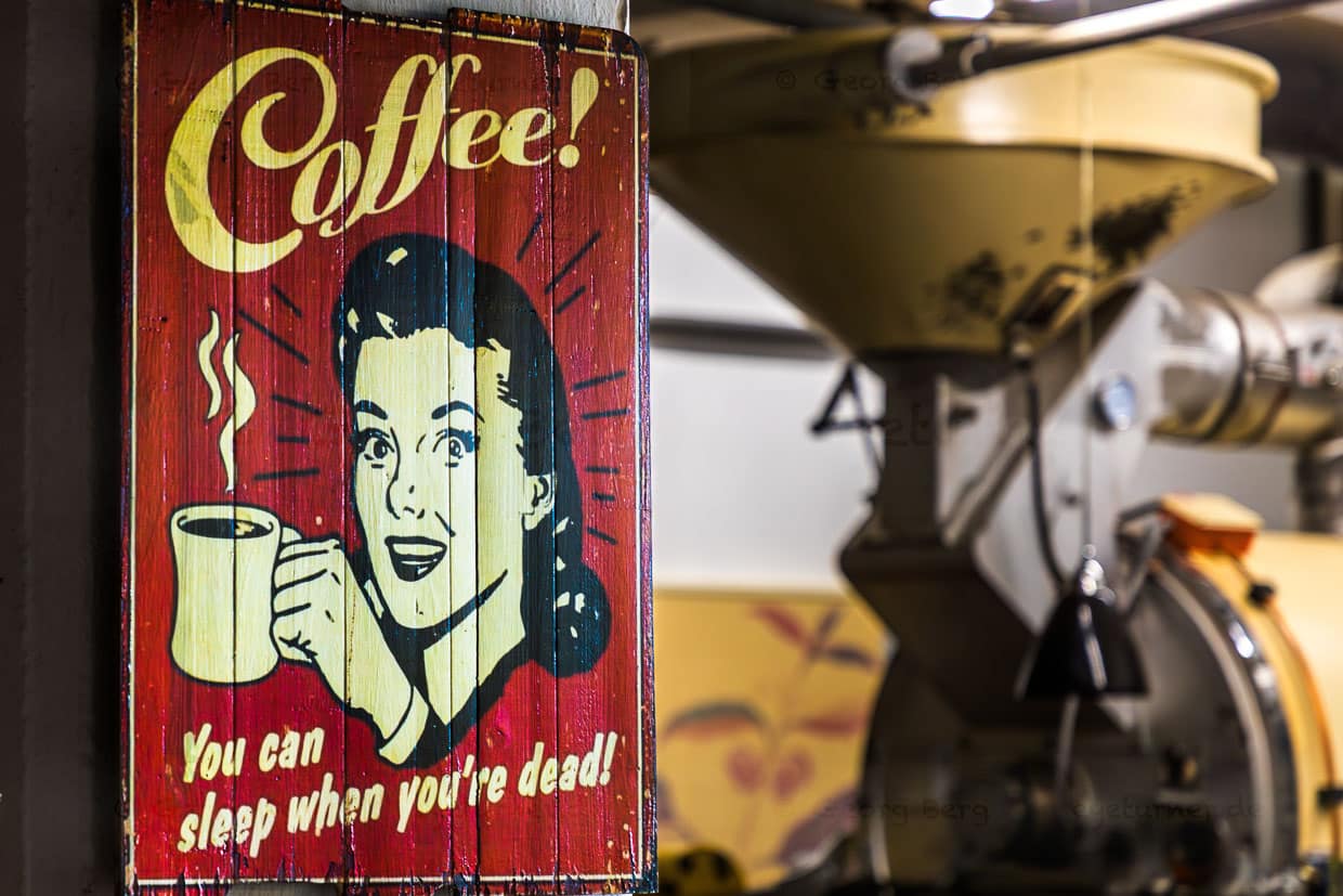 Anuncio de café de los años 50 