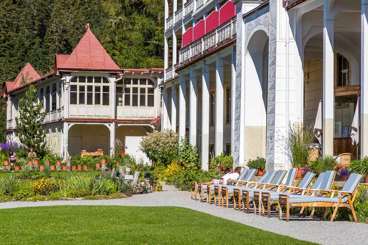 La arquitectura del Schatzalp favorecía el llamado