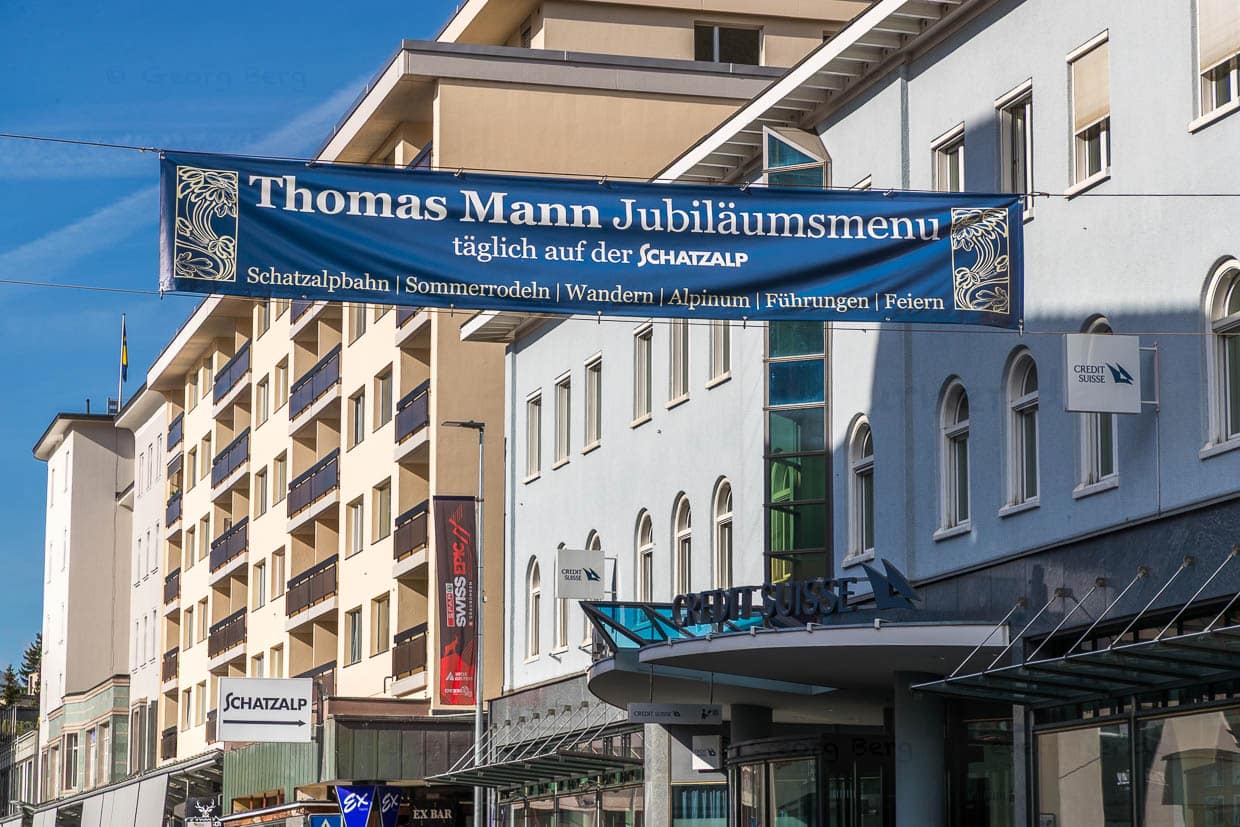 Para el aniversario del Zauberberg, el Schatzalphotel ofrece un menú diario de aniversario de la época de Thomas Mann / © Foto: Georg Berg