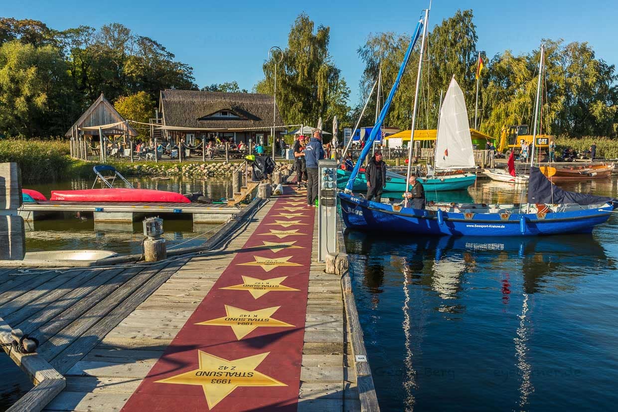 Puerto natural Krummin con embarcadero, Usedom / © Foto: Georg Berg