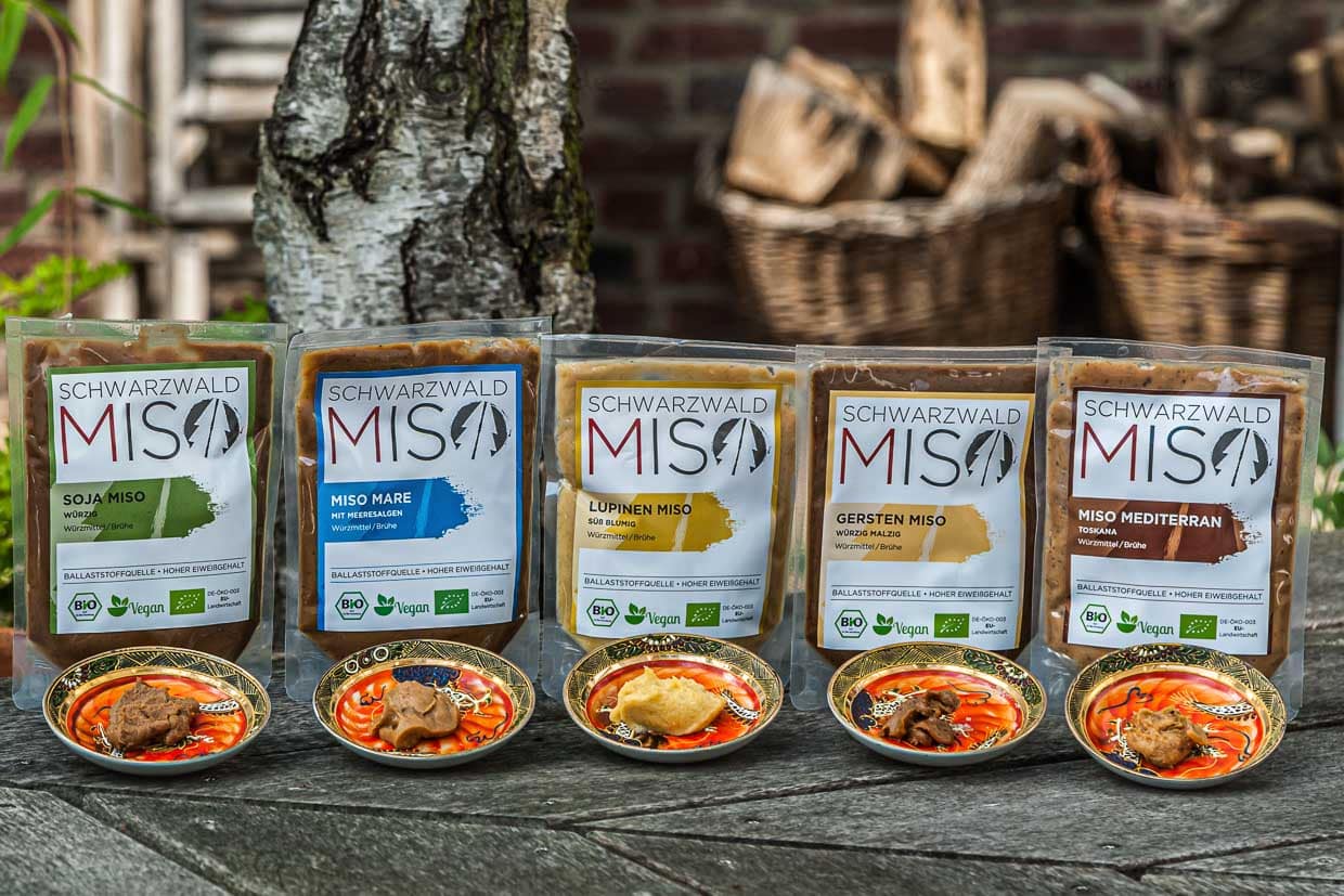 Five varieties of Black Forest miso / © Photo: Georg Berg