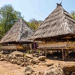 Lumbung Reis-Scheunen auf der Insel Alor in Indonesien / © Foto: Georg Berg
