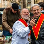 Hochdekorierte Köche der französischen Escoffier Vereinigung / © Foto: Georg Berg