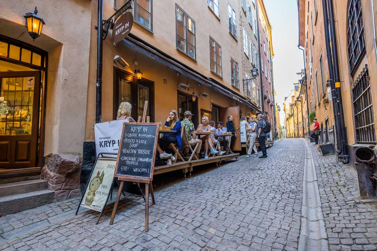 Kryp In - Small restaurant in the middle of Stockholm's old town with very good and modern Swedish cuisine / © Photo: Georg Berg