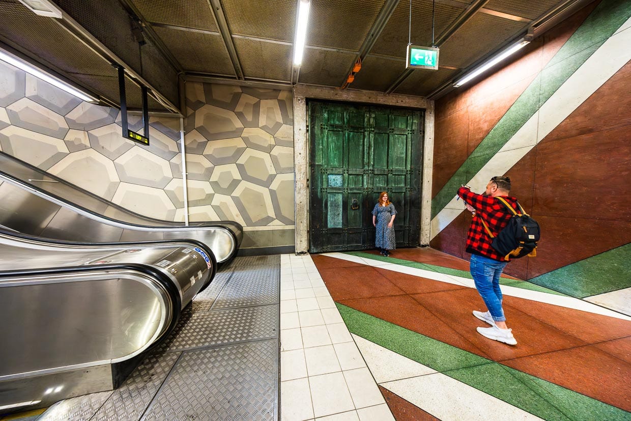 Subway art in Stockholm, Kungsträdgården metro station in Stockholm. From the 1950s to the early 2000s, around 90 of over 100 metro stations were decorated with works of art. Many metro stations are popular selfie spots / © Photo: Georg Berg