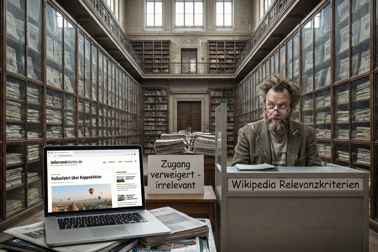 Medium oder Website? Bei Wikipedia gehören Online-Magazine und Preisvergleichsportale in dieselbe Kategorie und der Traffic bestimmt die Relevanz [KI-generiert (gemini)]