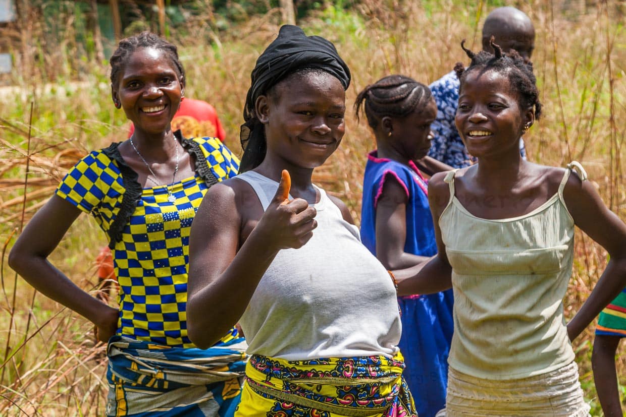 Kontakt zu den Menschen ist schnell hergestellt / © Foto: Georg Berg