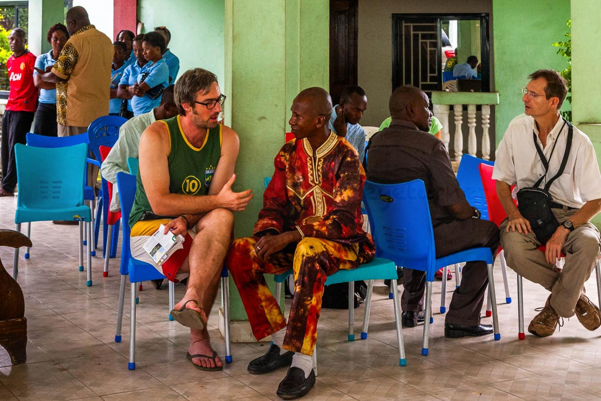 Deutsche und Sierra Leonische Tourismusexperten tauschen sich aus / © Foto: Georg Berg