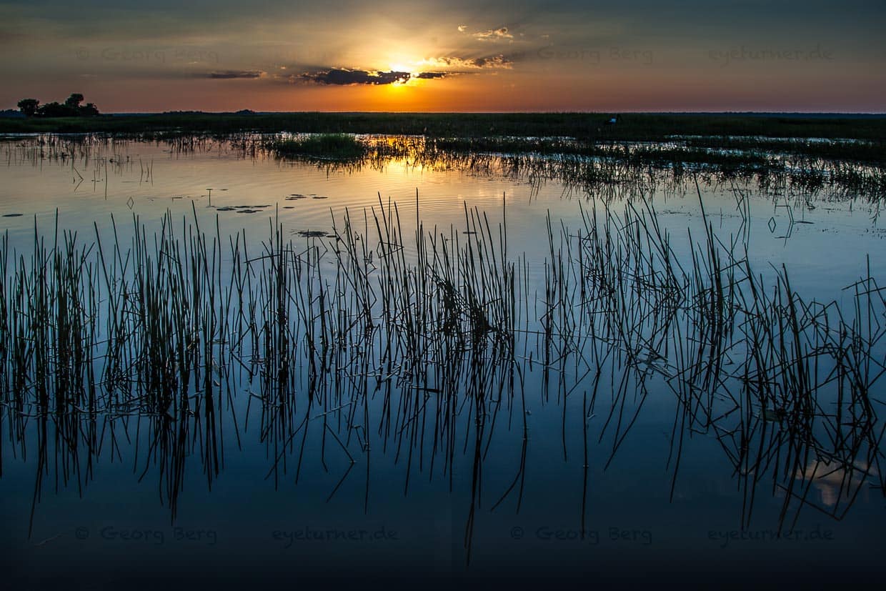 Die Sonne verabschiedet sich / © Foto: Georg Berg
