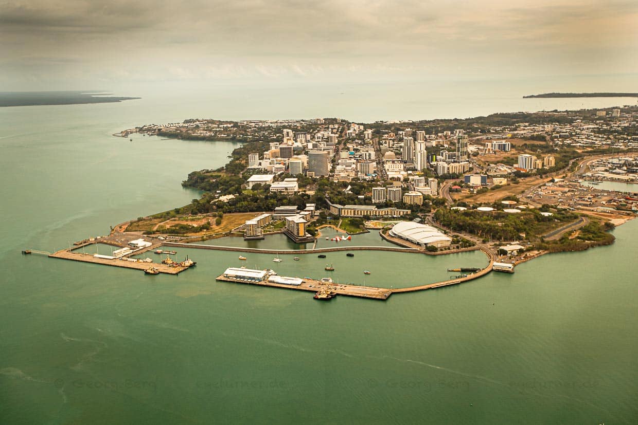 Darwin, die Hauptstadt des Northern Territory ist nach einem Zwischenstopp in Singapur von Deutschland aus schneller zu erreichen als Sydney oder Melbourne / © Foto: Georg Berg