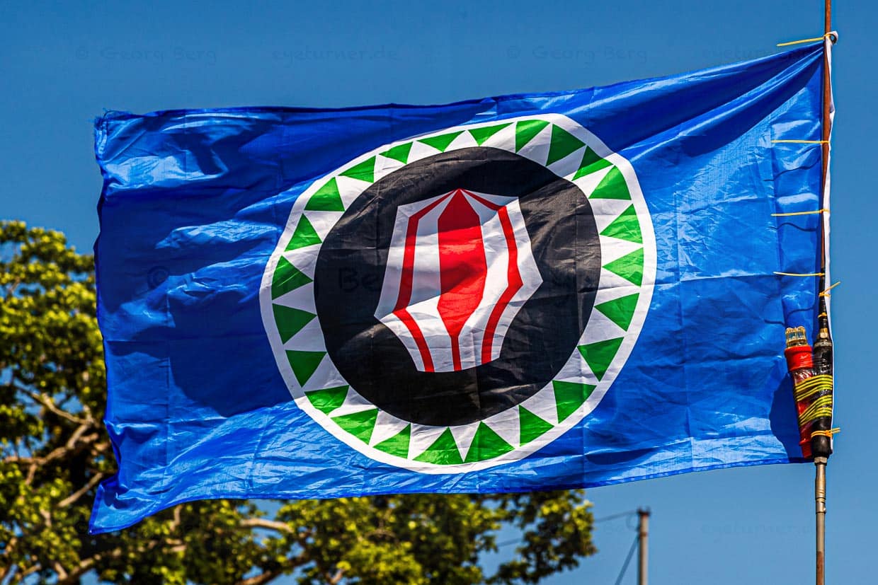Flagge von Bougainville / © Foto: Georg Berg