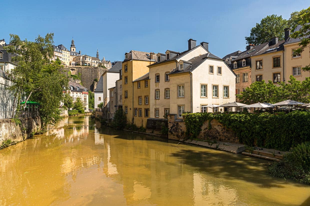 Malerisch die Altstadt entlang der Alzette. Hier finden sich auch exzellente Restaurants / © Foto: Georg Berg