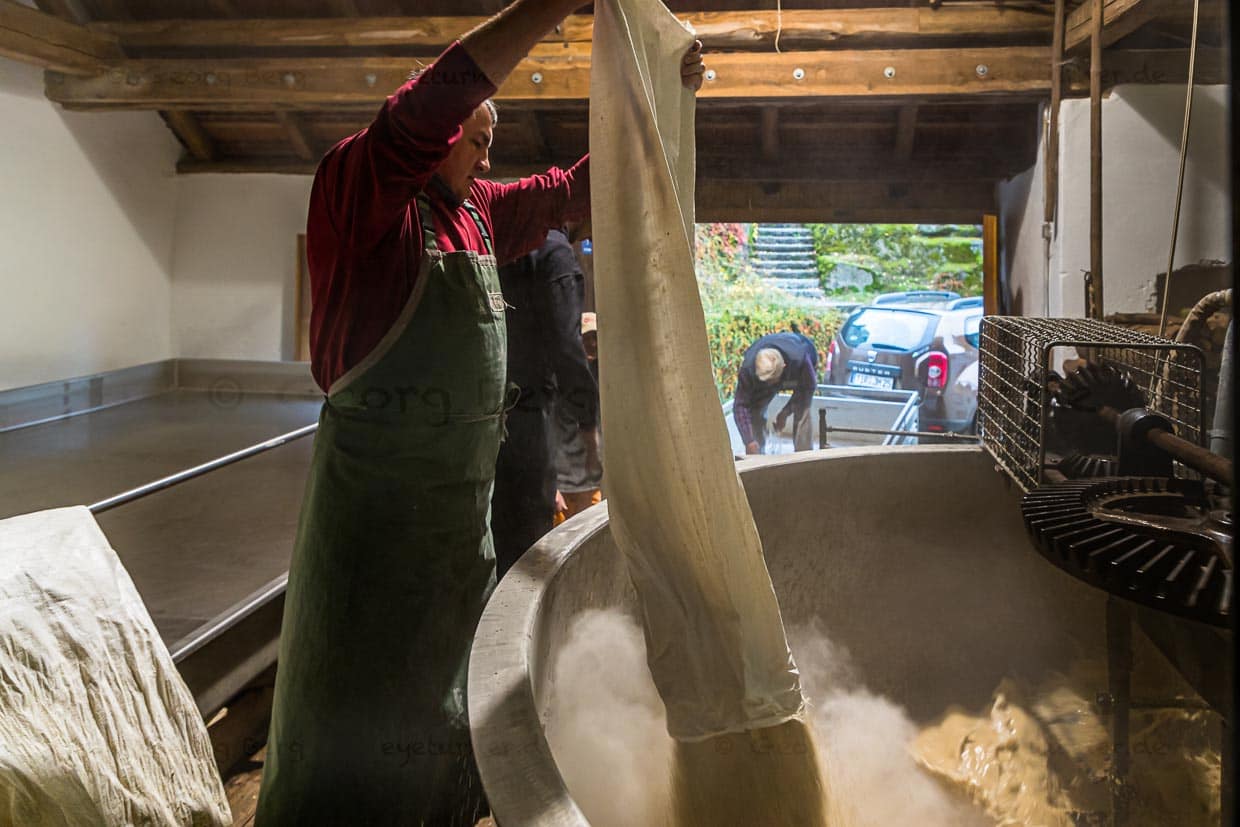 Mit dem Einmaischen beginnt der eigentliche Prozess des Zoigl-Brauens in der Oberpfalz / © Foto: Georg Berg