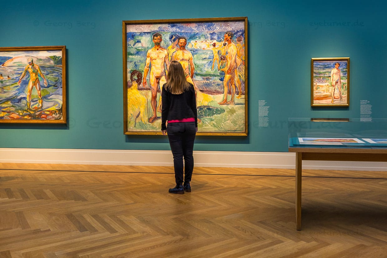 Edvard Munch Ausstellung im Museum Barberini / © Foto: Georg Berg