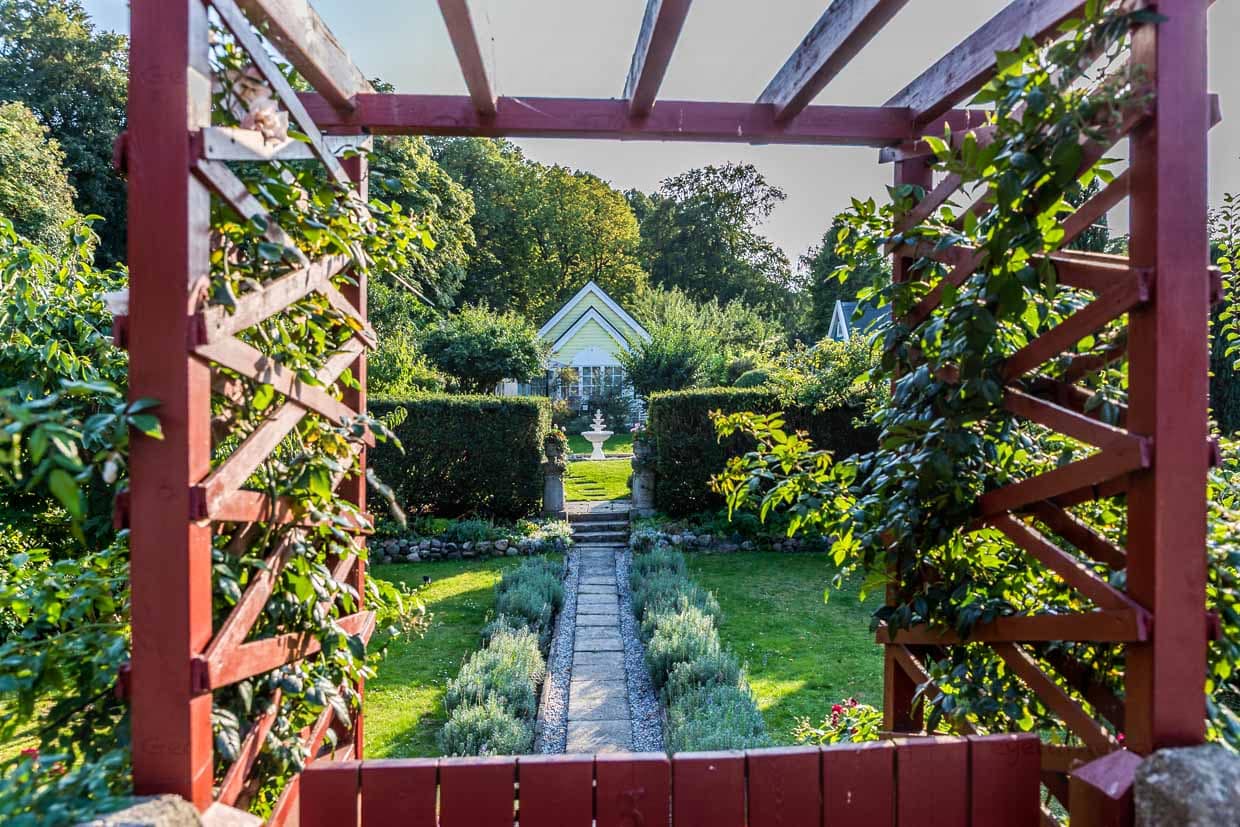 Die Rothoffska Koloni genannte Schrebergartensiedlung in der ehemaligen Zidadelle von Landskrona / © Foto: Georg Berg