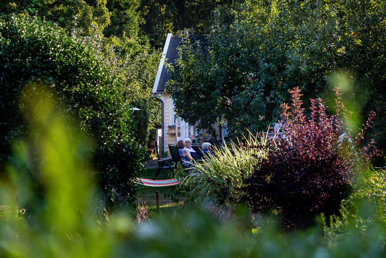 Die Rothoffska Koloni genannte Schrebergartensiedlung in der ehemaligen Zidadelle von Landskrona / © Foto: Georg Berg