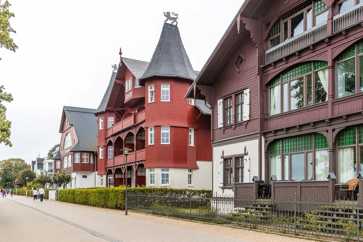 Die Villa Vineta auf der Strandpromenade Bansin wurde 1903 erbaut und war von Anfang an als Gästehaus konzipiert / © Foto: Georg Berg