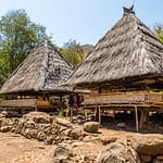 Lumbung Reis-Scheunen auf der Insel Alor in Indonesien / © Foto: Georg Berg