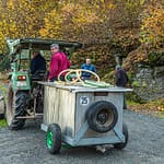 Die Stammwürze auf dem Weg zum Gärkeller. Die Eingänge zu den Zoigl-Felsenkellern verstecken sich heute in der Vegetation der Oberpfalz. / © Foto: Georg Berg