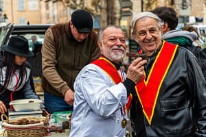 Hochdekorierte Köche der französischen Escoffier Vereinigung / © Foto: Georg Berg