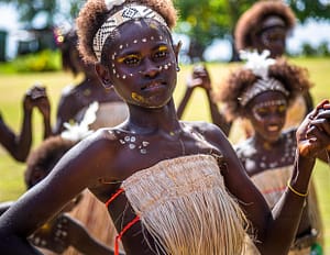 Fest auf der Südsee-Insel Bougainville / © Foto: Georg Berg