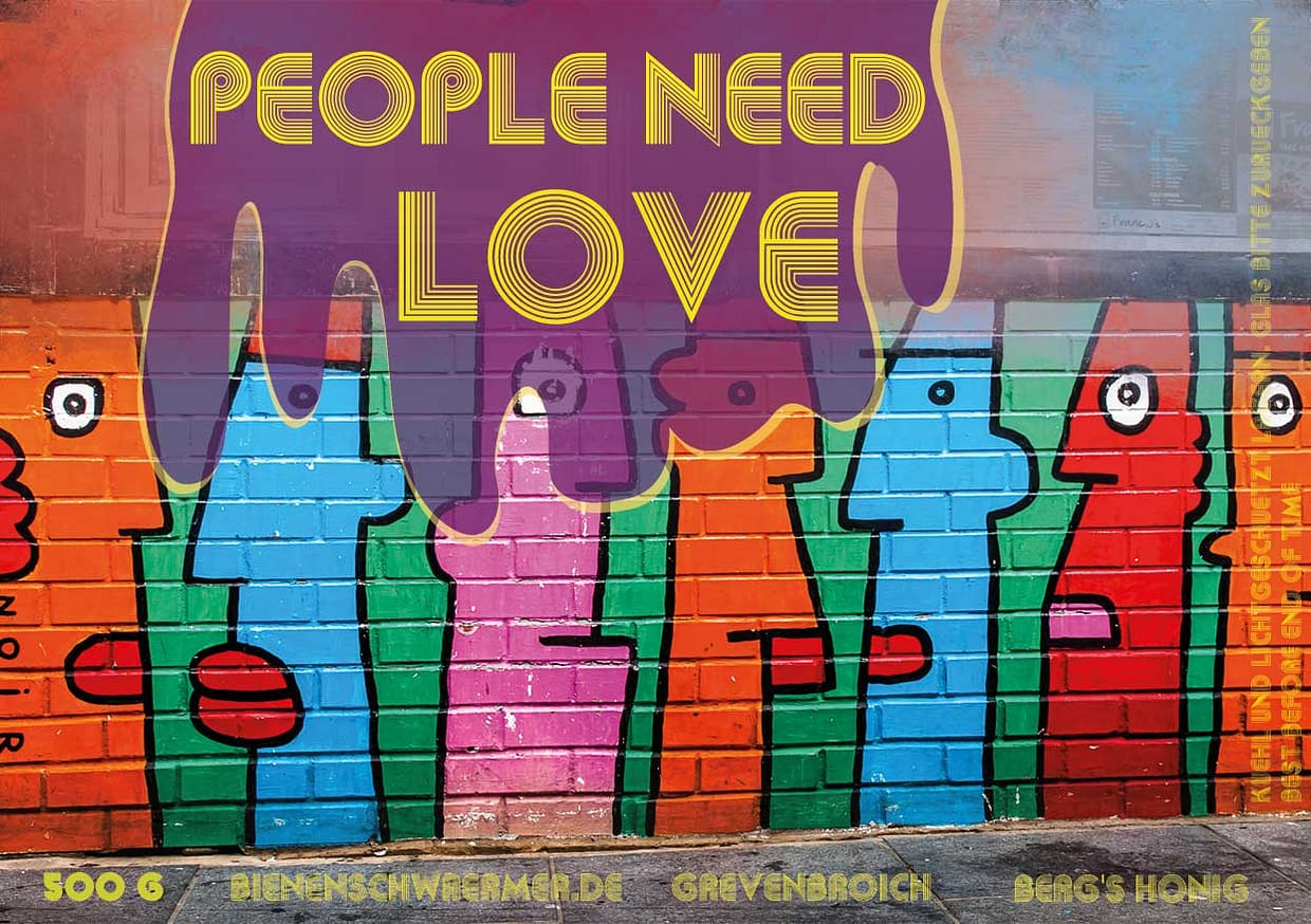 Honigetikett Peopleneedlove500