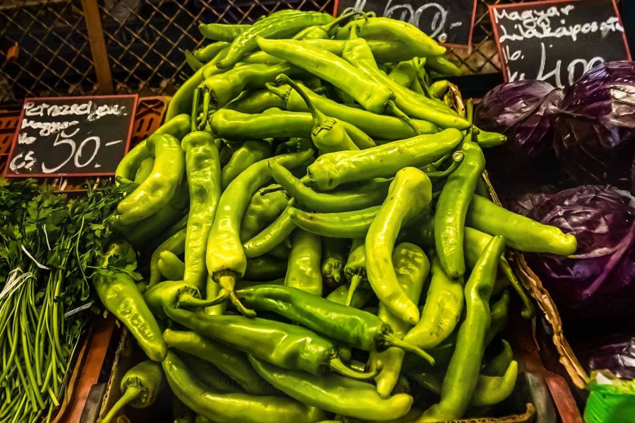 Hungarian green fresh peppers / © Photo: Georg Berg