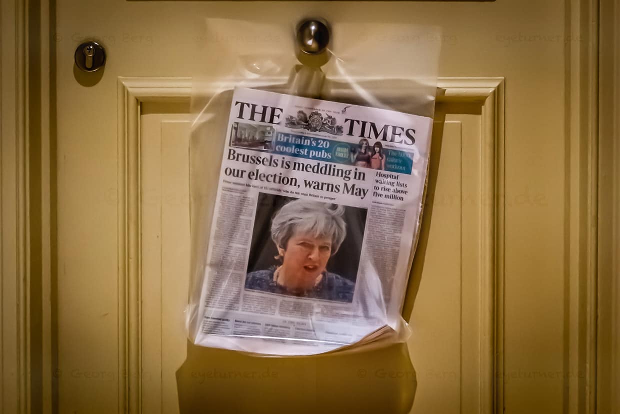 Gute Nachrichten? Man weiss es noch nicht – aber sie hängen auf Wunsch morgens an der Zimmertür / © Foto: Georg Berg